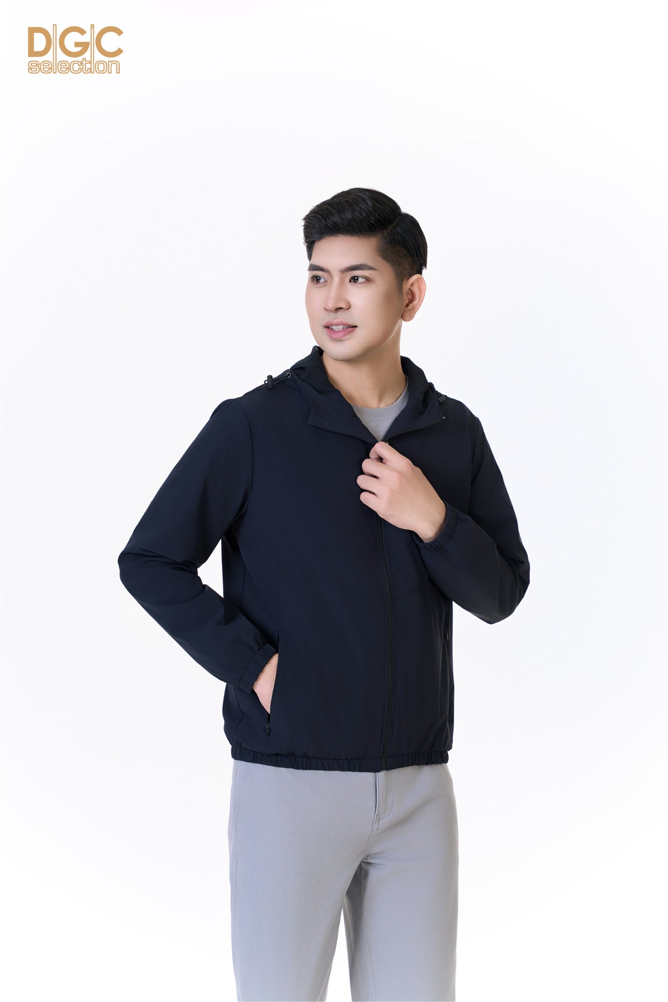 Ảnh của Áo khoác gió 2 lớp mũ liền